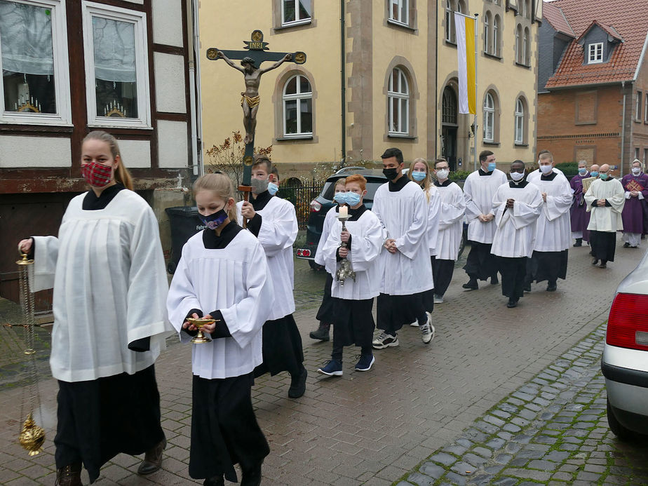 Beauftragung zu Lektorat und Akolythat in St. Marien, Volkmarsen (Foto: Karl-Franz Thiede)
